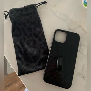Loopy Original - iPhone 12 - Midnight Leopard (with cloth case)
